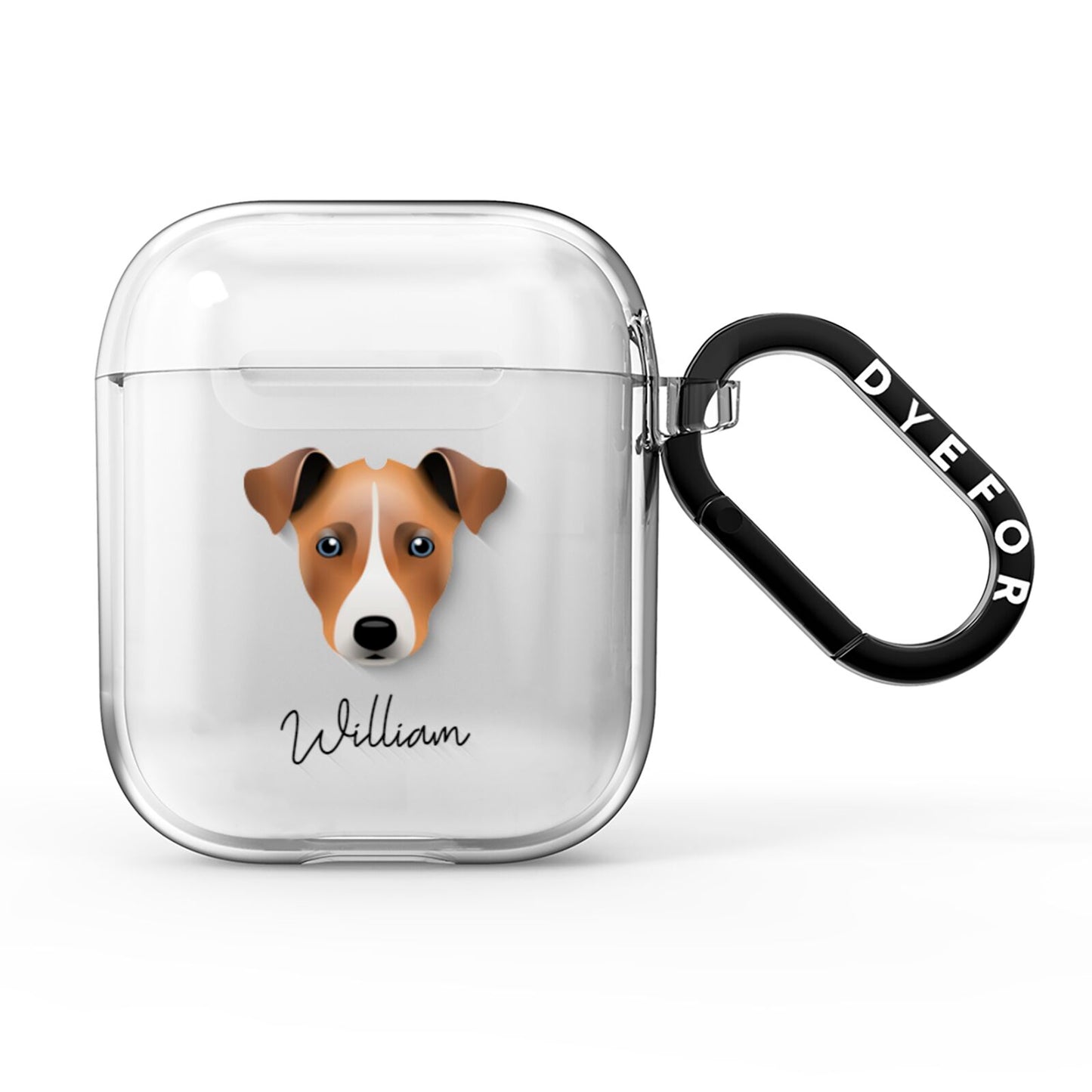 Chi Staffy Bull Personalised AirPods Clear Case