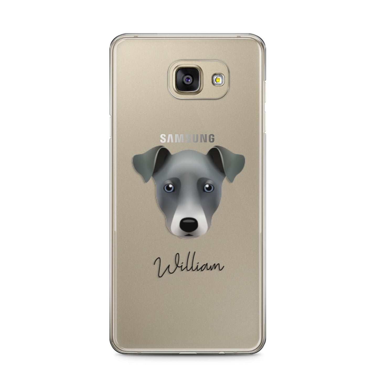 Chi Staffy Bull Personalised Samsung Galaxy A5 2016 Case on gold phone