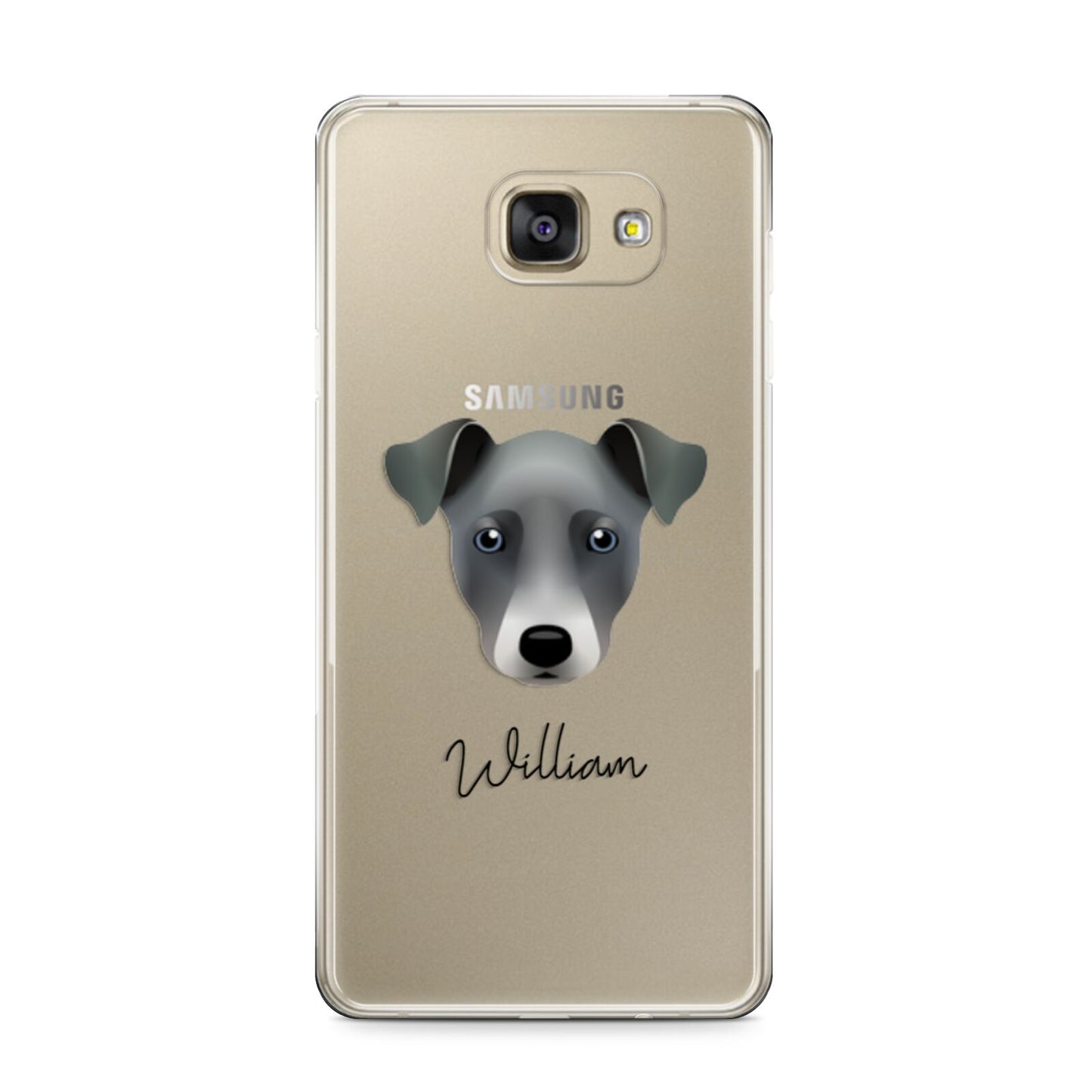 Chi Staffy Bull Personalised Samsung Galaxy A9 2016 Case on gold phone