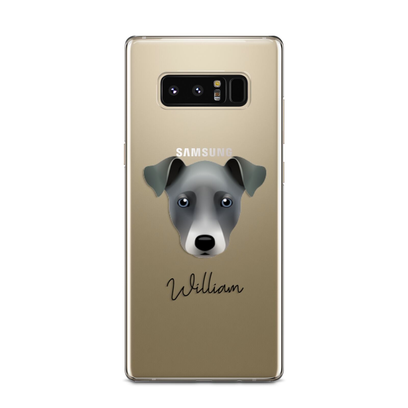 Chi Staffy Bull Personalised Samsung Galaxy Note 8 Case