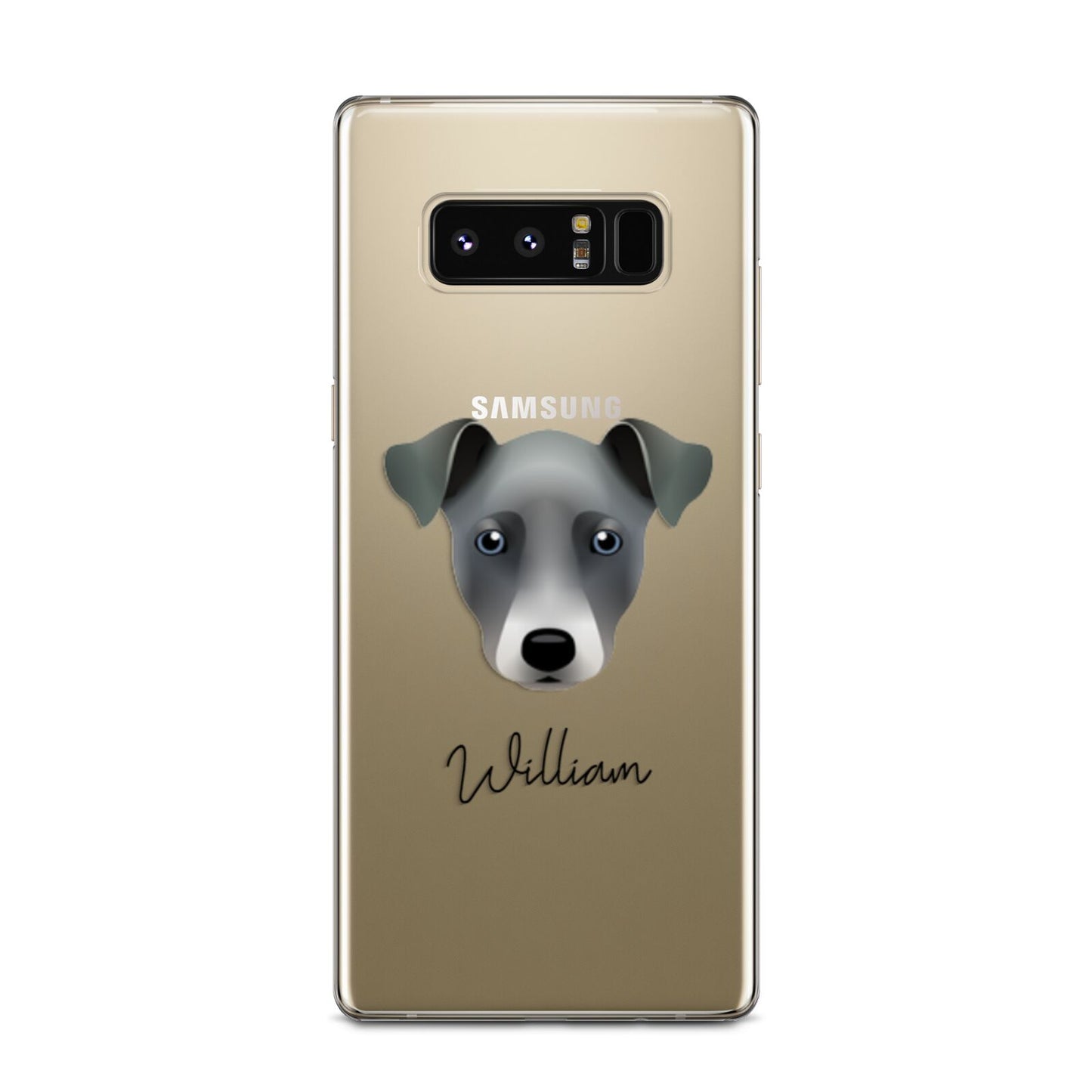 Chi Staffy Bull Personalised Samsung Galaxy Note 8 Case