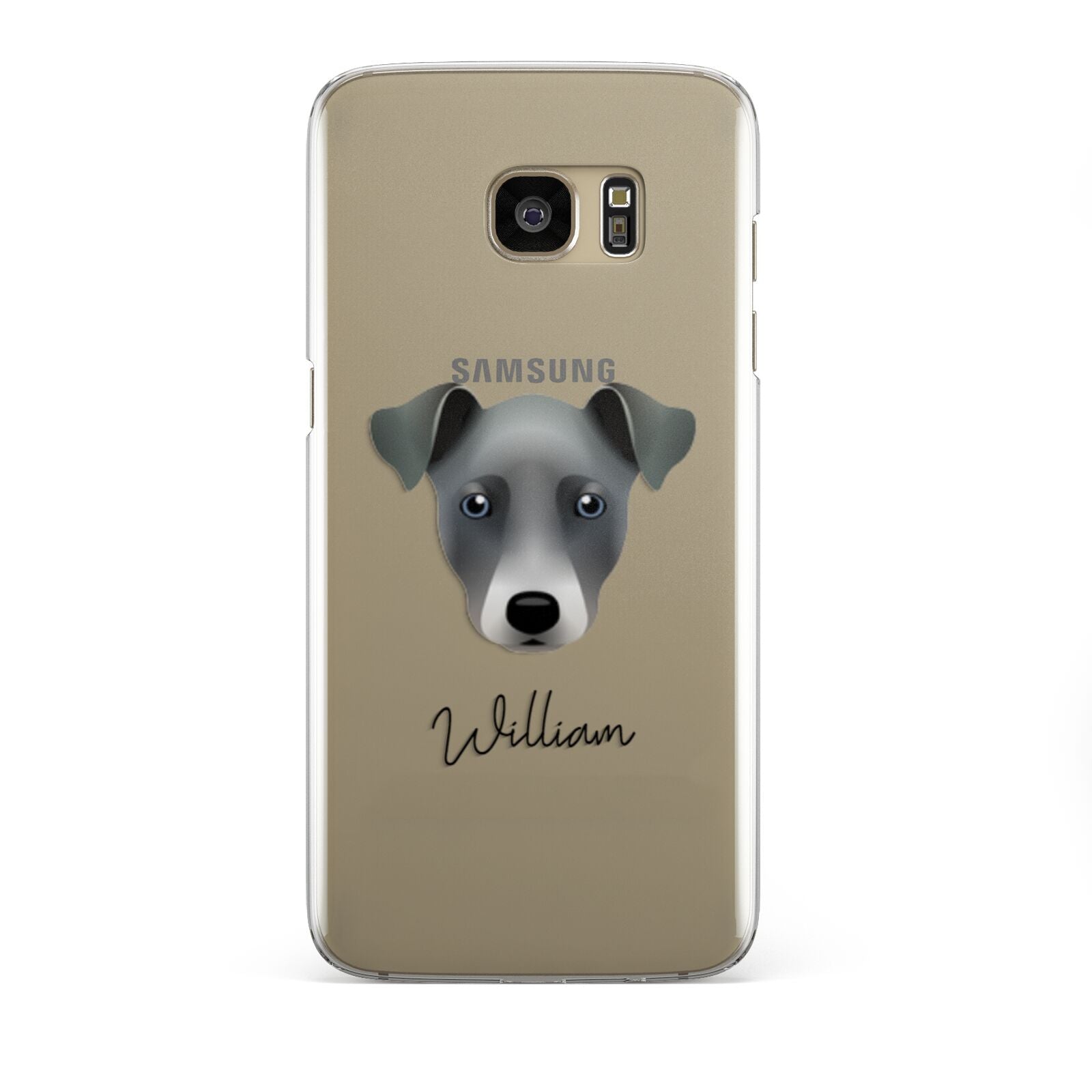 Chi Staffy Bull Personalised Samsung Galaxy S7 Edge Case