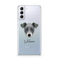 Chi Staffy Bull Personalised Samsung S21 Plus Phone Case