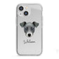 Chi Staffy Bull Personalised iPhone 13 Mini TPU Impact Case with White Edges