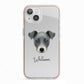 Chi Staffy Bull Personalised iPhone 13 TPU Impact Case with Pink Edges