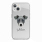 Chi Staffy Bull Personalised iPhone 13 TPU Impact Case with White Edges