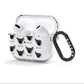 Chihuahua Icon with Name AirPods Clear Case 3rd Gen Side Image