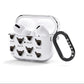 Chihuahua Icon with Name AirPods Clear Case 3rd Gen Side Image