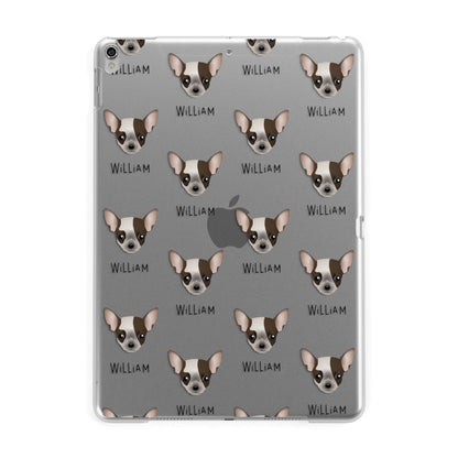 Chihuahua Icon with Name Apple iPad Silver Case