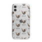 Chihuahua Icon with Name Apple iPhone 11 in White with Bumper Case