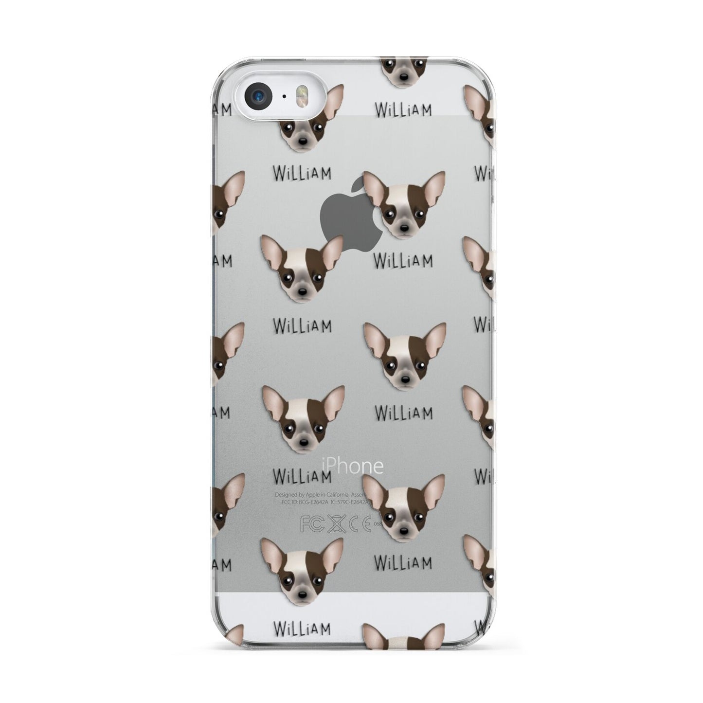 Chihuahua Icon with Name Apple iPhone 5 Case