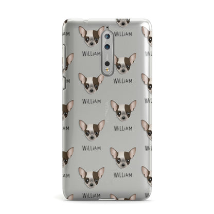Chihuahua Icon with Name Nokia Case