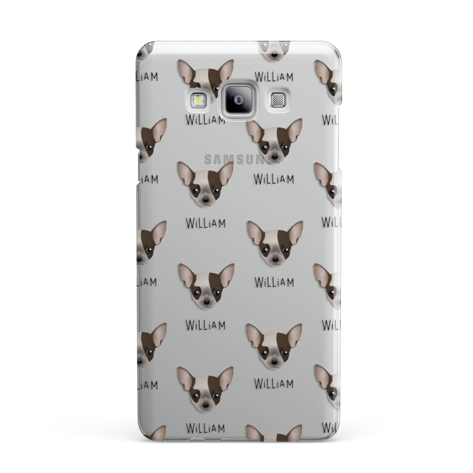 Chihuahua Icon with Name Samsung Galaxy A7 2015 Case
