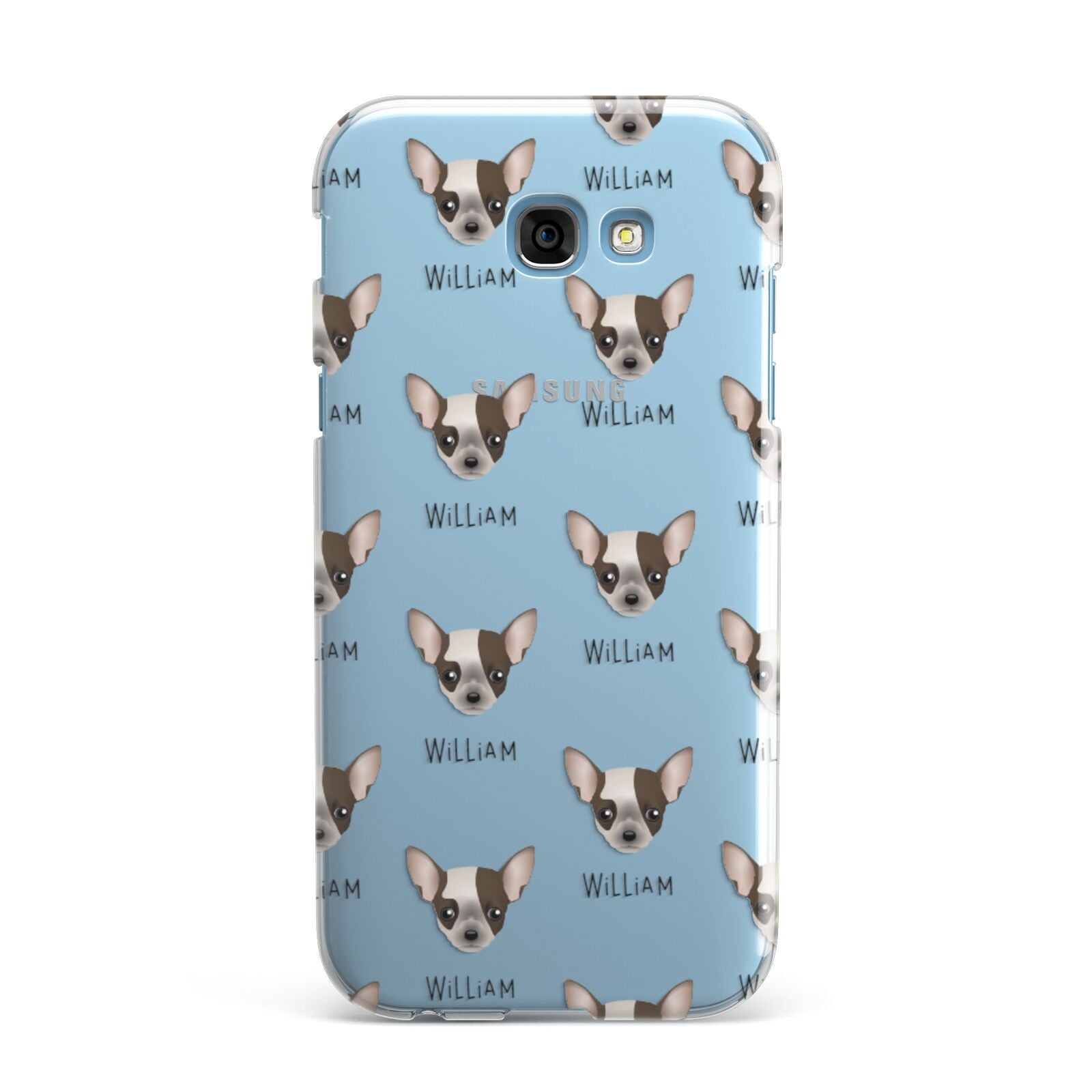 Chihuahua Icon with Name Samsung Galaxy A7 2017 Case