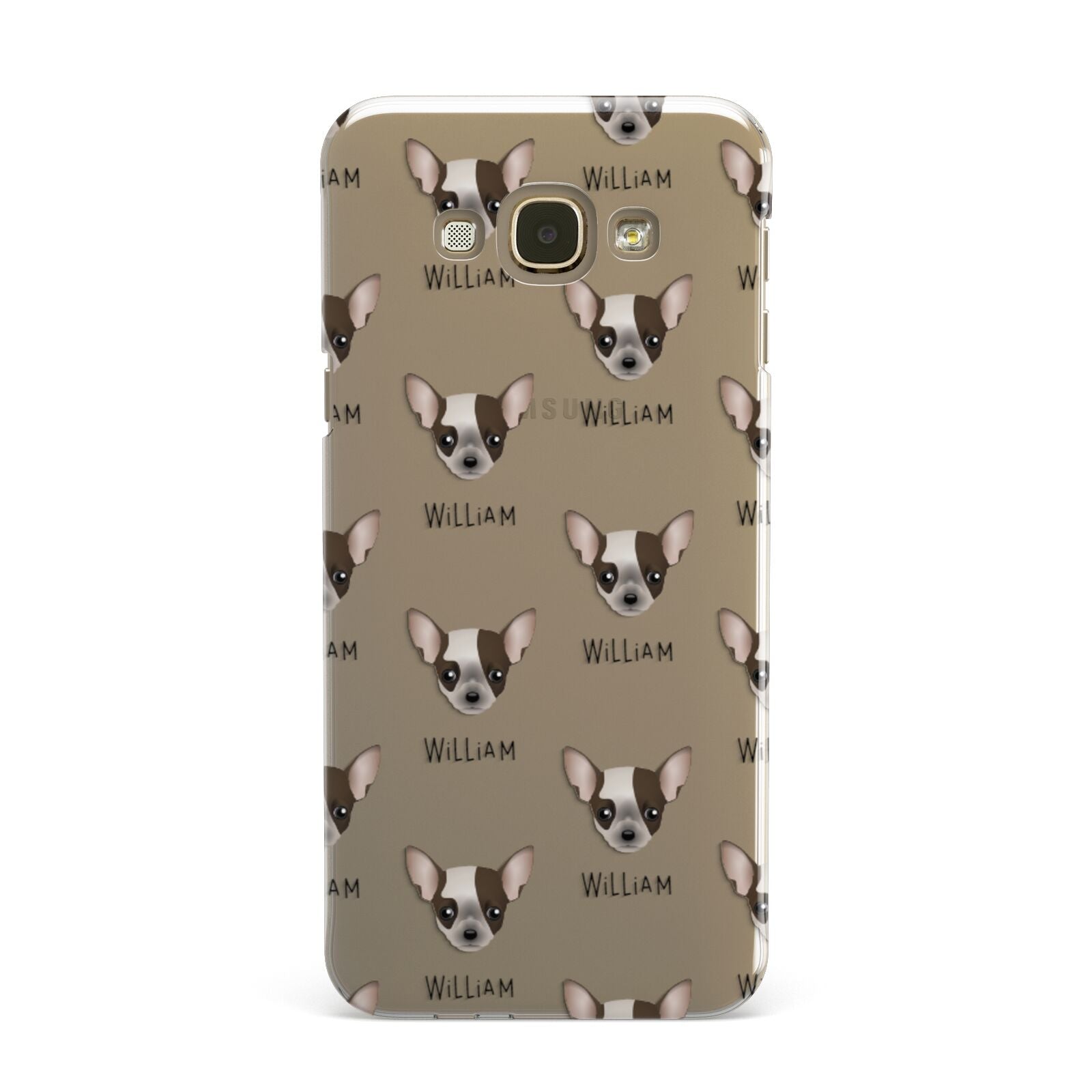 Chihuahua Icon with Name Samsung Galaxy A8 Case
