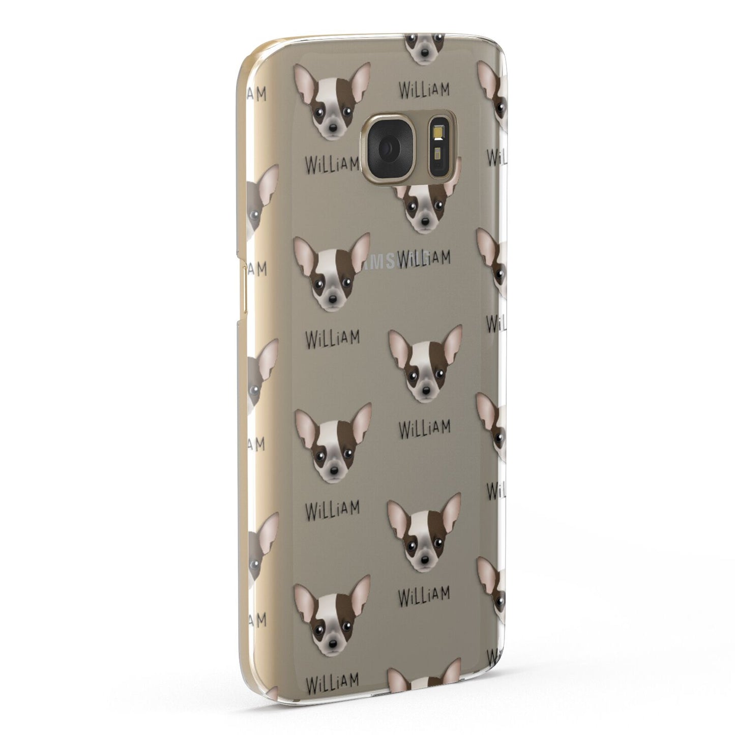 Chihuahua Icon with Name Samsung Galaxy Case Fourty Five Degrees