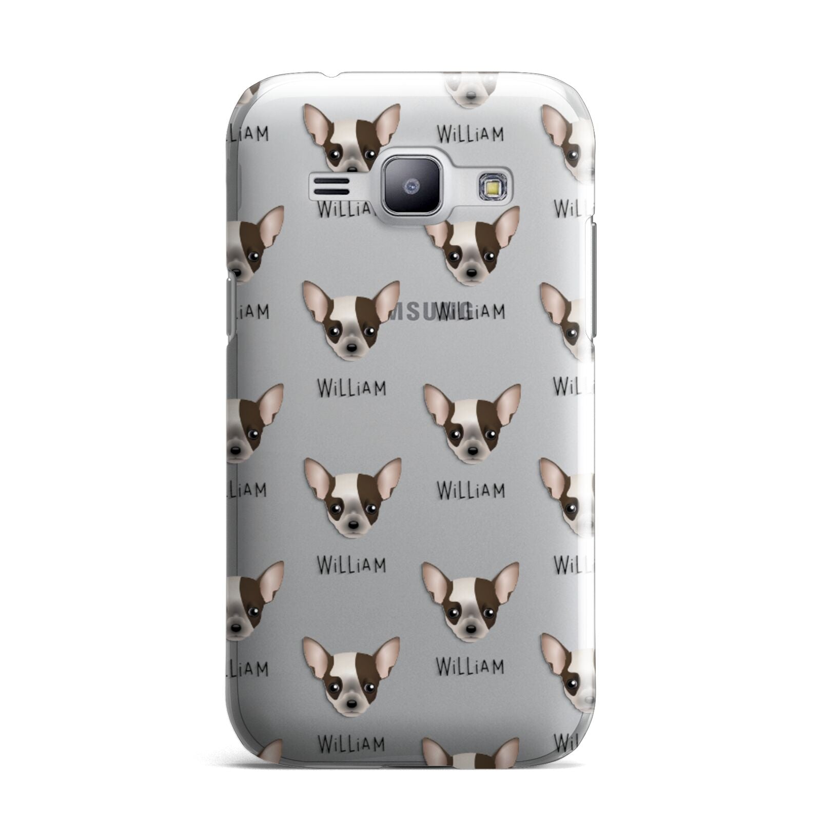 Chihuahua Icon with Name Samsung Galaxy J1 2015 Case