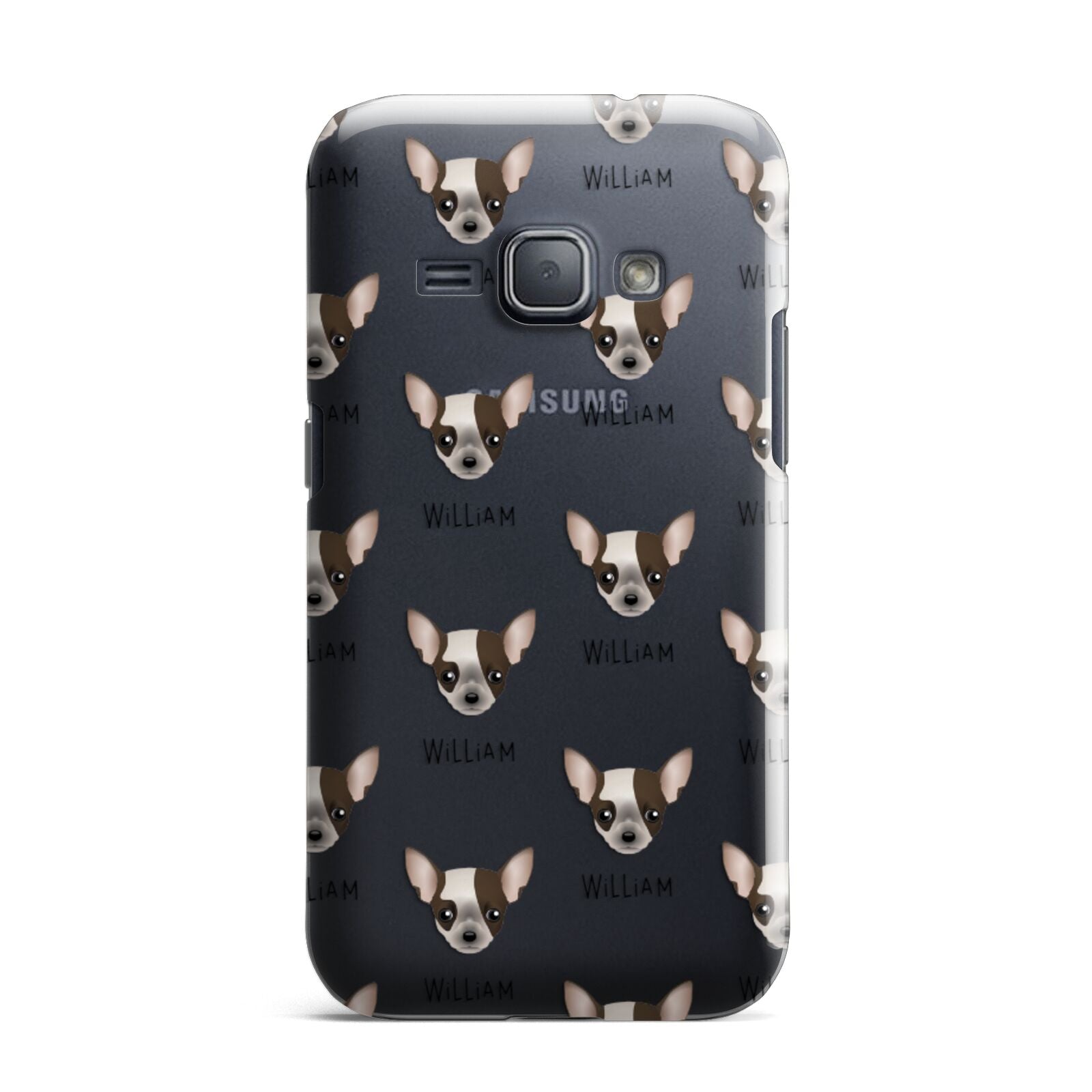 Chihuahua Icon with Name Samsung Galaxy J1 2016 Case