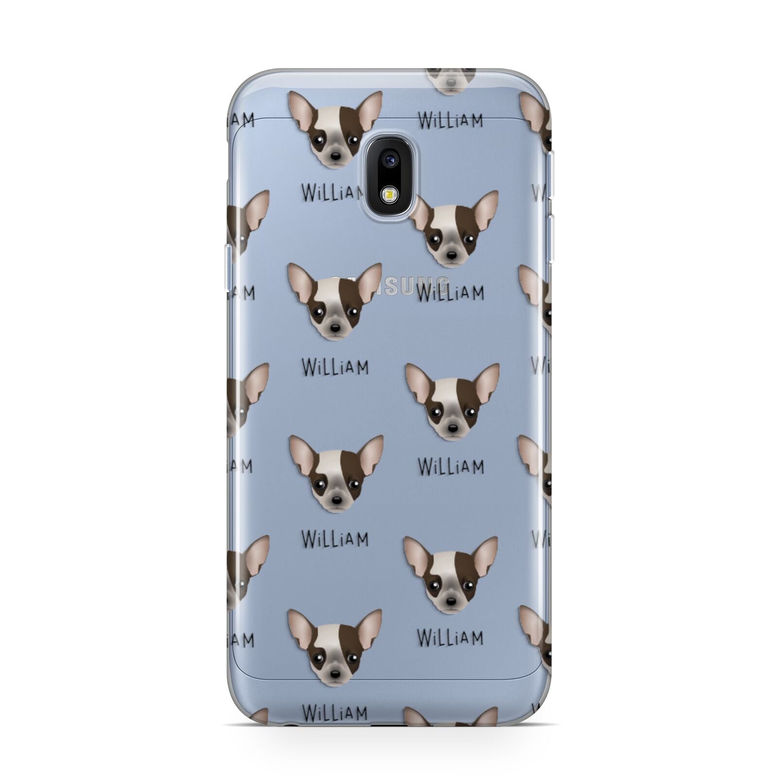 Chihuahua Icon with Name Samsung Galaxy J3 2017 Case
