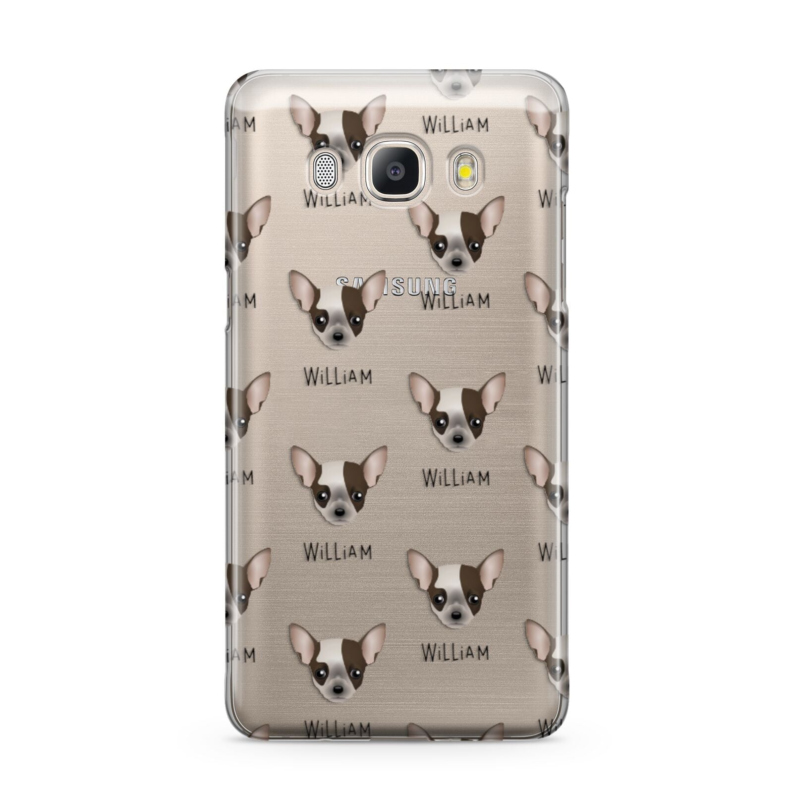 Chihuahua Icon with Name Samsung Galaxy J5 2016 Case