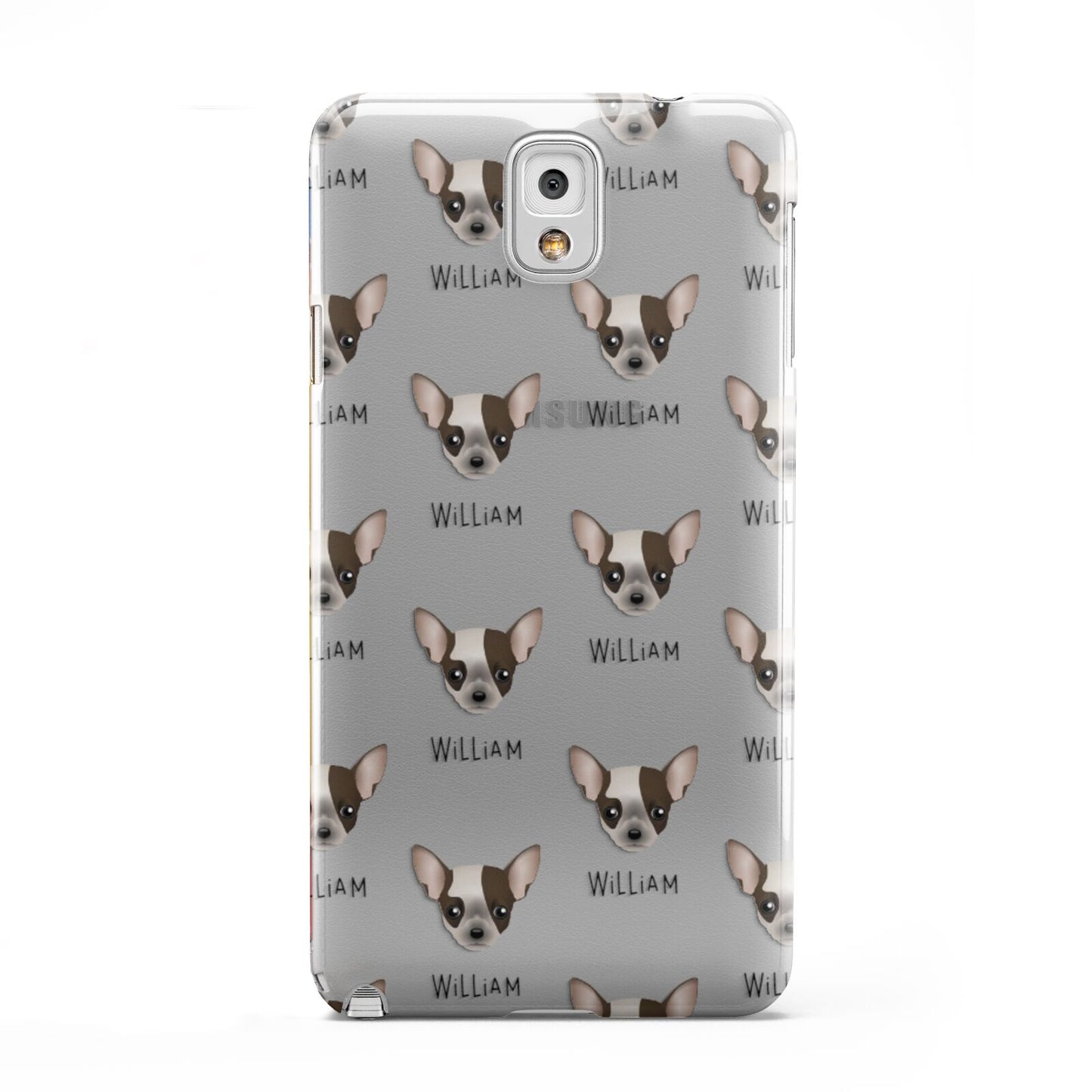 Chihuahua Icon with Name Samsung Galaxy Note 3 Case