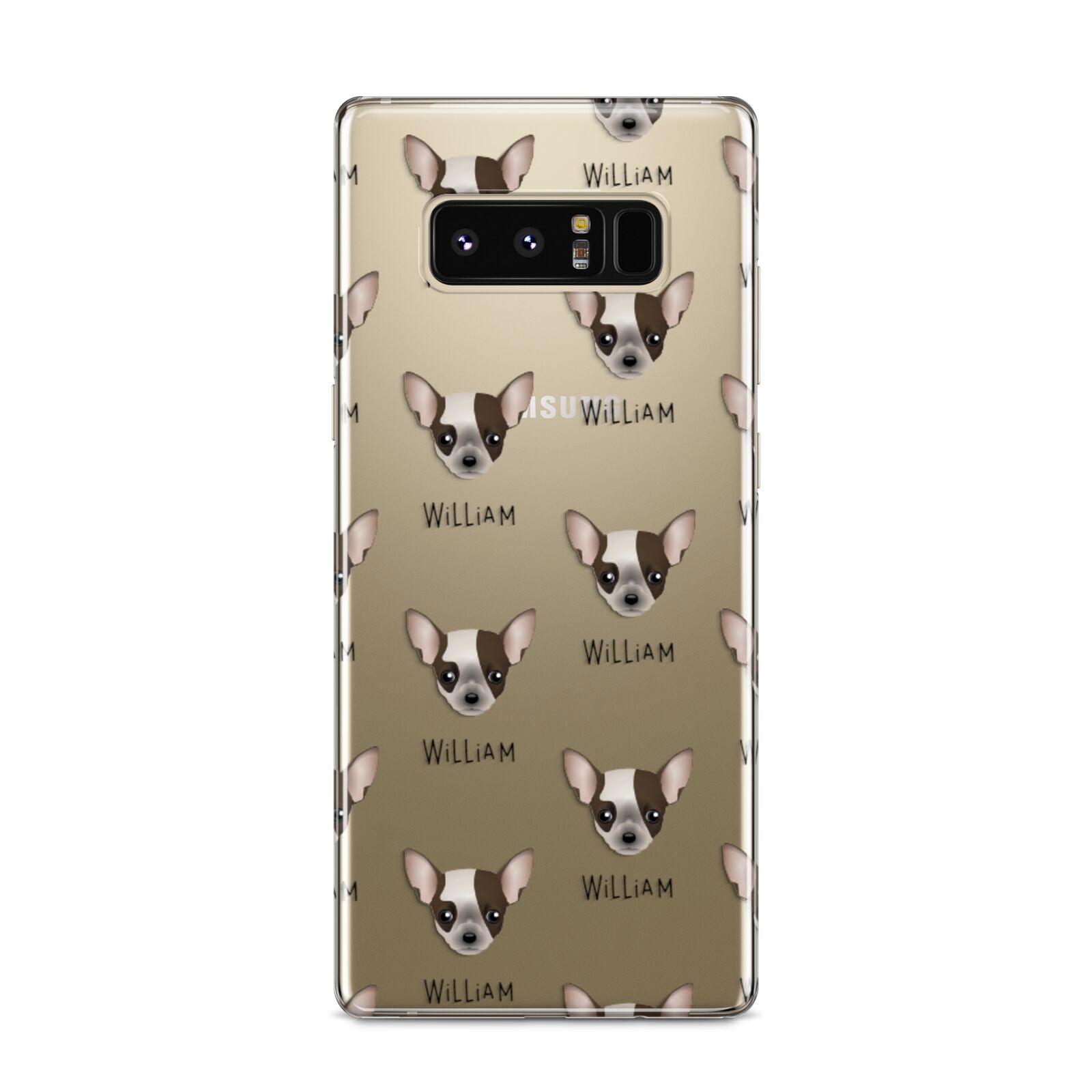 Chihuahua Icon with Name Samsung Galaxy S8 Case