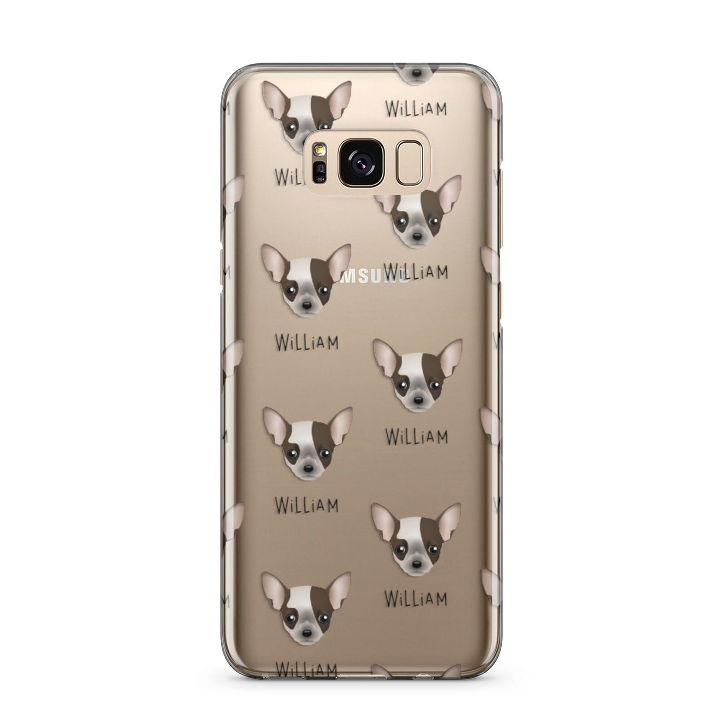 Chihuahua Icon with Name Samsung Galaxy S8 Plus Case