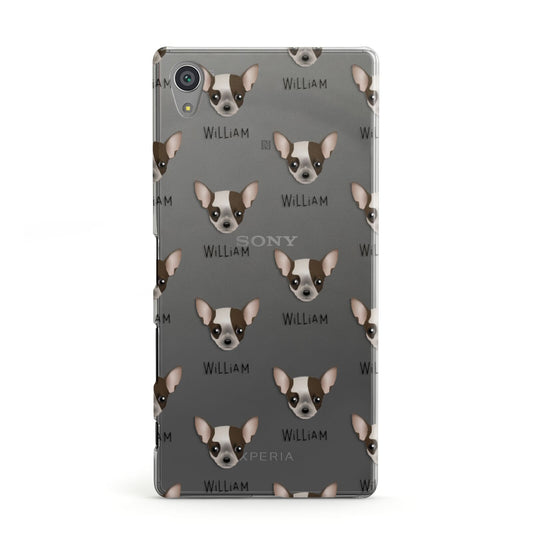 Chihuahua Icon with Name Sony Xperia Case