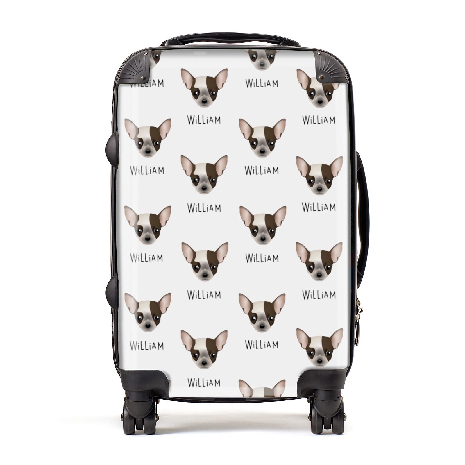 Chihuahua Icon with Name Suitcase