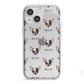 Chihuahua Icon with Name iPhone 13 Mini TPU Impact Case with White Edges