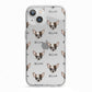 Chihuahua Icon with Name iPhone 13 TPU Impact Case with White Edges
