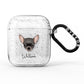 Chihuahua Personalised AirPods Glitter Case