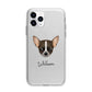 Chihuahua Personalised Apple iPhone 11 Pro in Silver with Bumper Case