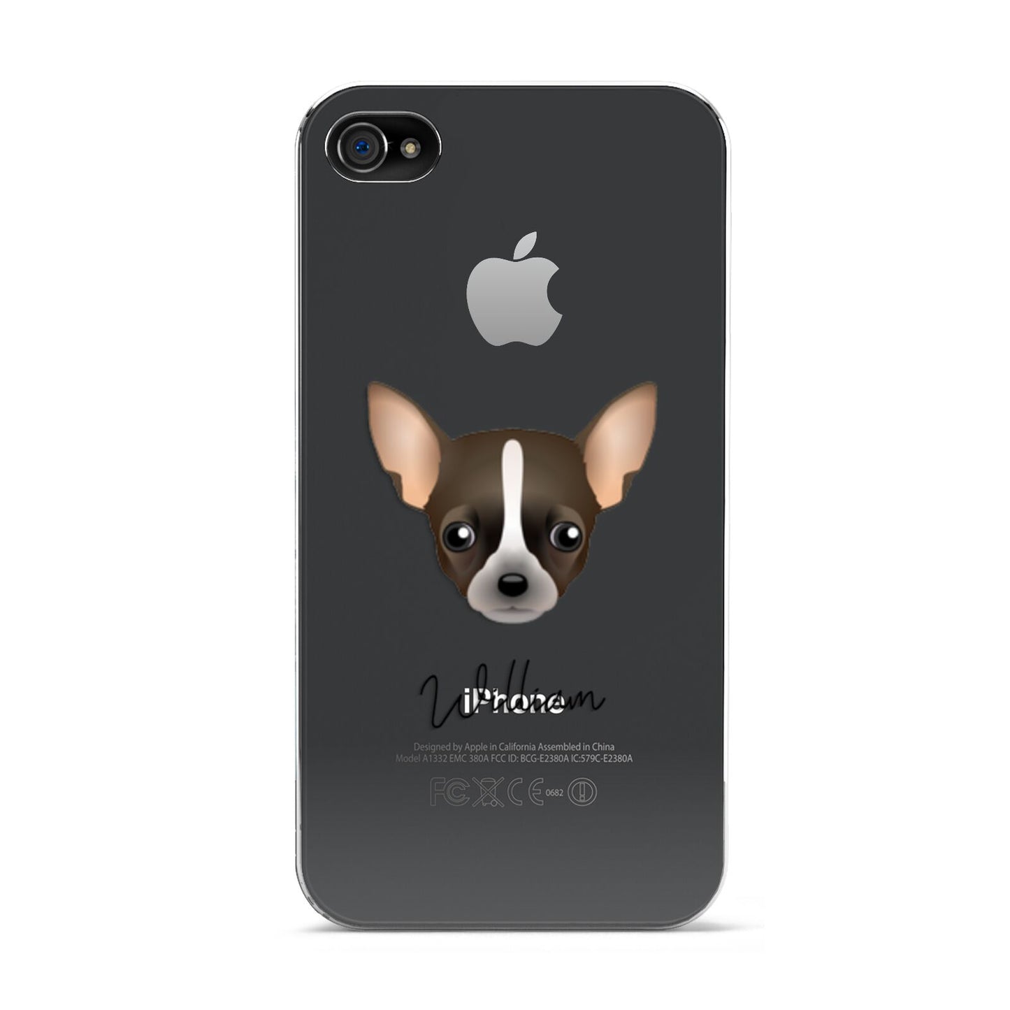 Chihuahua Personalised Apple iPhone 4s Case