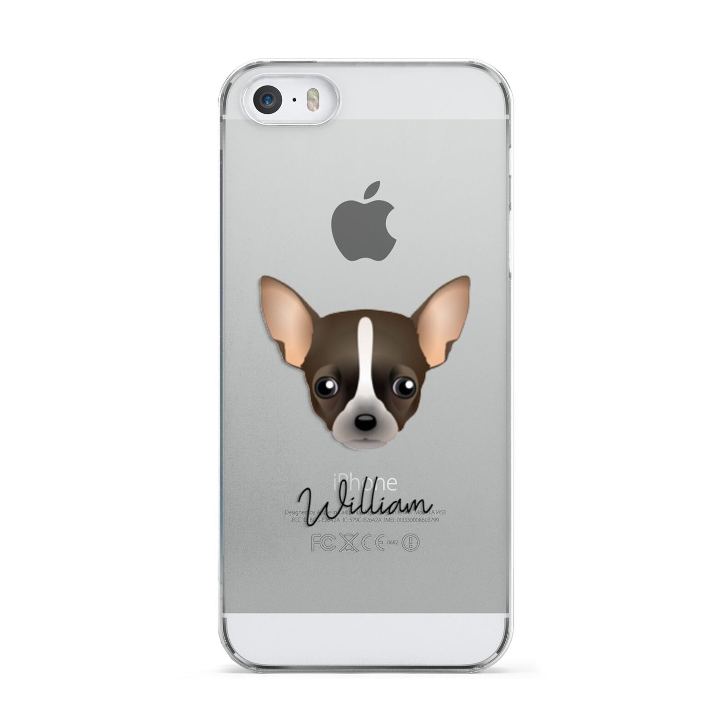 Chihuahua Personalised Apple iPhone 5 Case