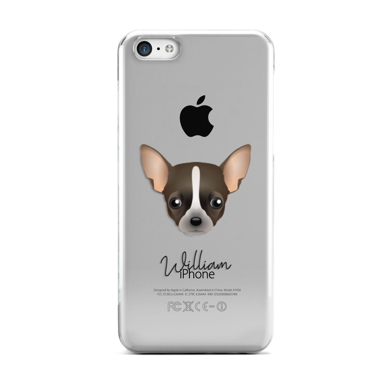 Chihuahua Personalised Apple iPhone 5c Case