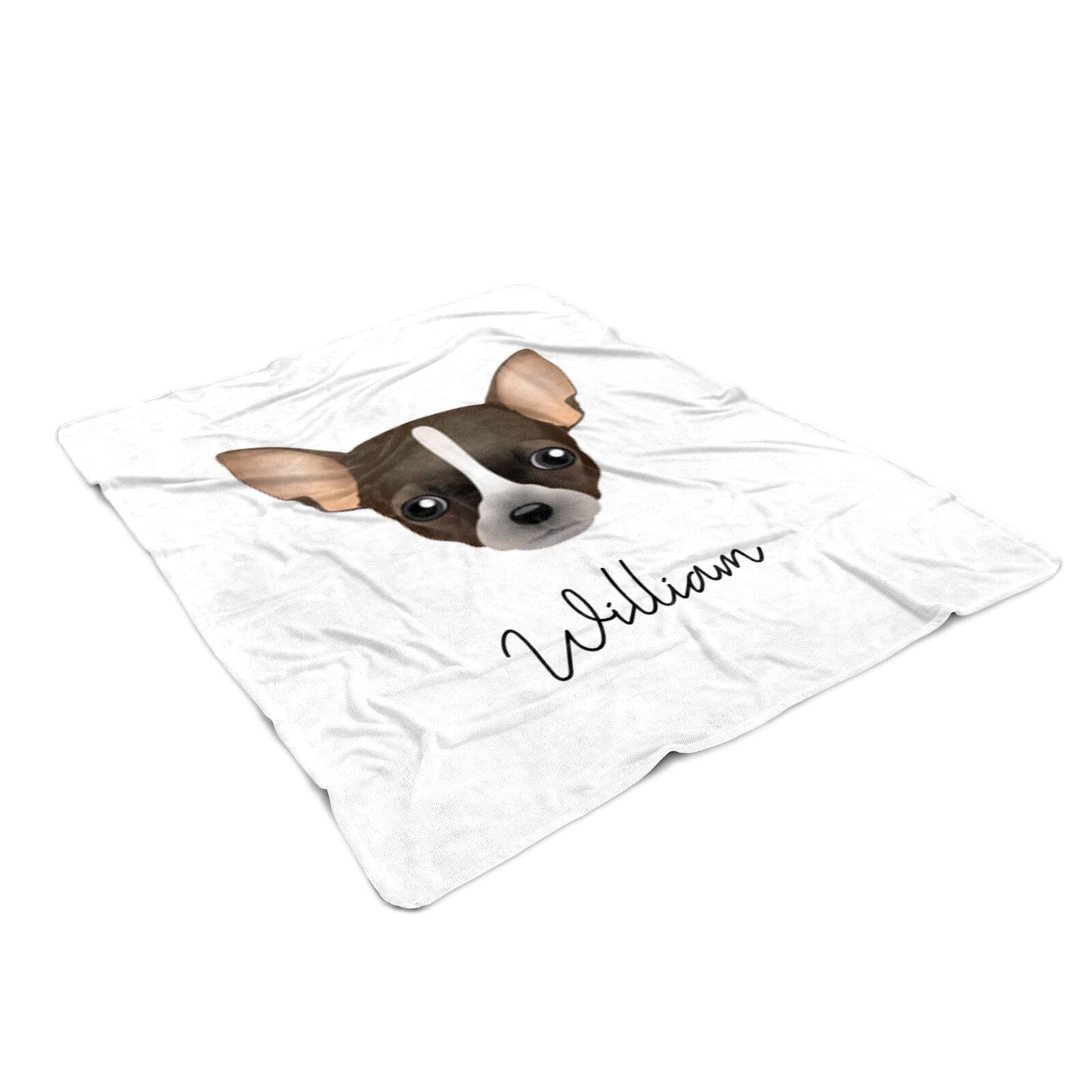 Chihuahua Personalised Medium Fleece Blankets