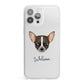 Chihuahua Personalised iPhone 13 Pro Max Clear Bumper Case