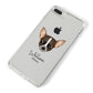 Chihuahua Personalised iPhone 8 Plus Bumper Case on Silver iPhone Alternative Image
