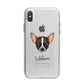 Chihuahua Personalised iPhone X Bumper Case on Silver iPhone Alternative Image 1