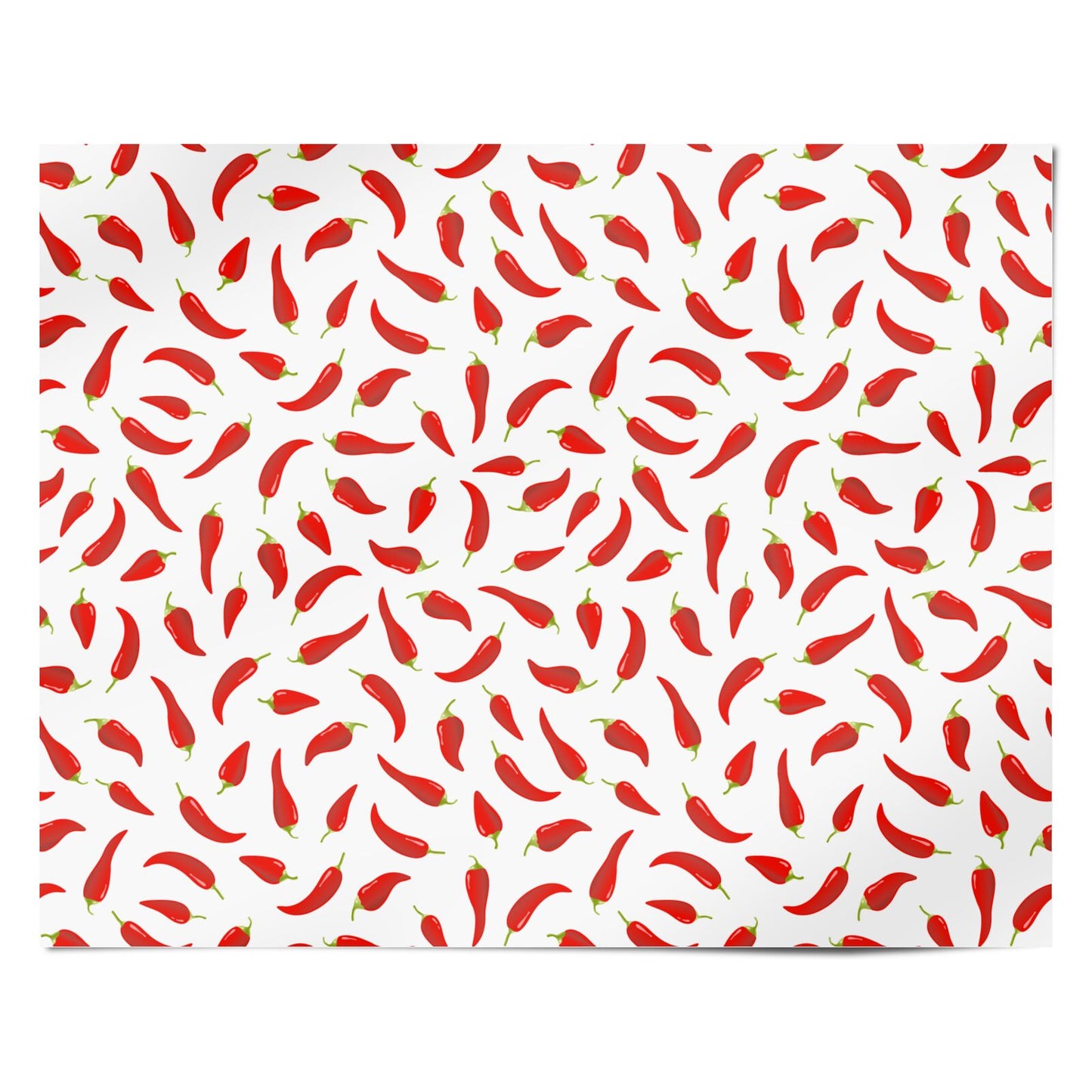 Chilli Pepper Personalised Wrapping Paper Alternative