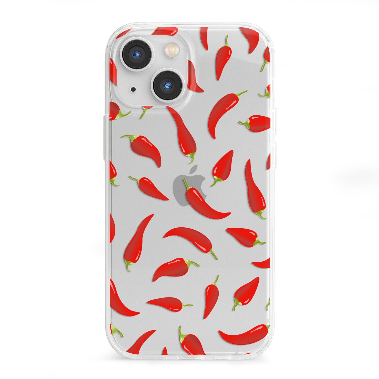 Chilli Pepper iPhone 13 Mini Clear Bumper Case