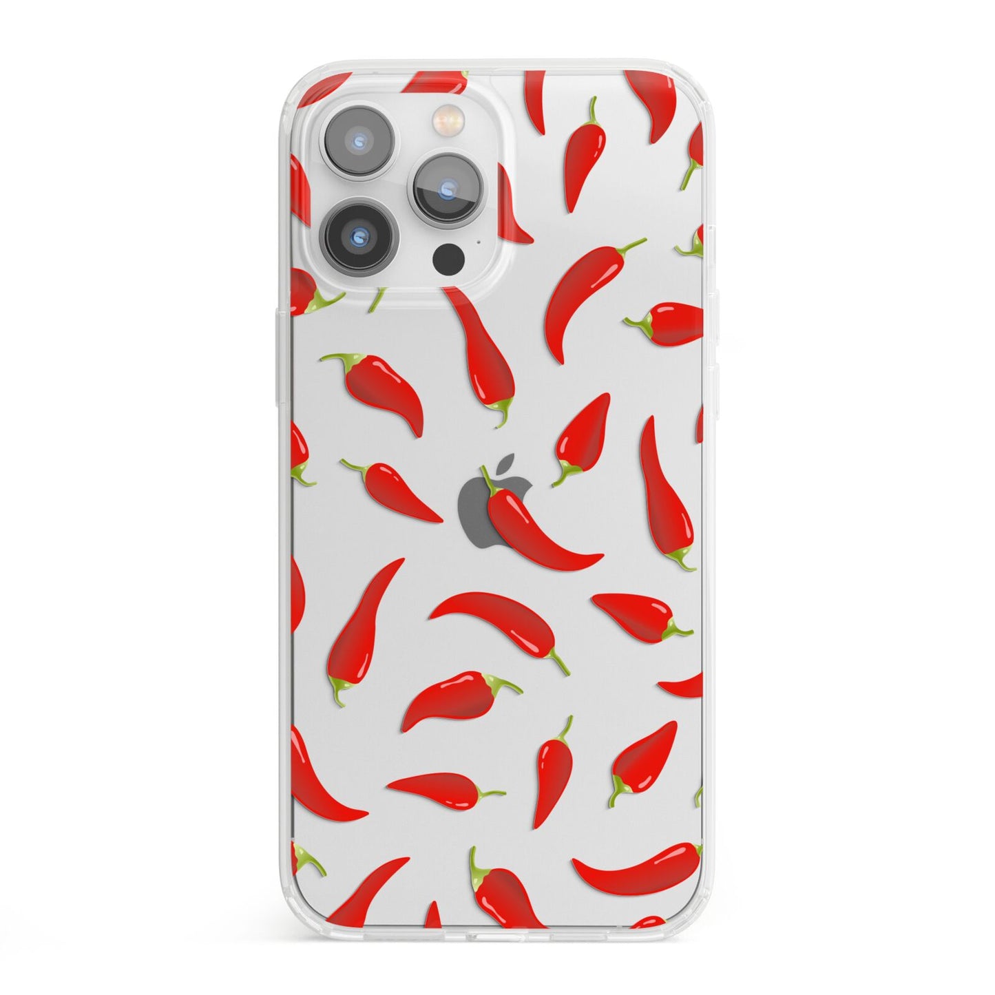 Chilli Pepper iPhone 13 Pro Max Clear Bumper Case