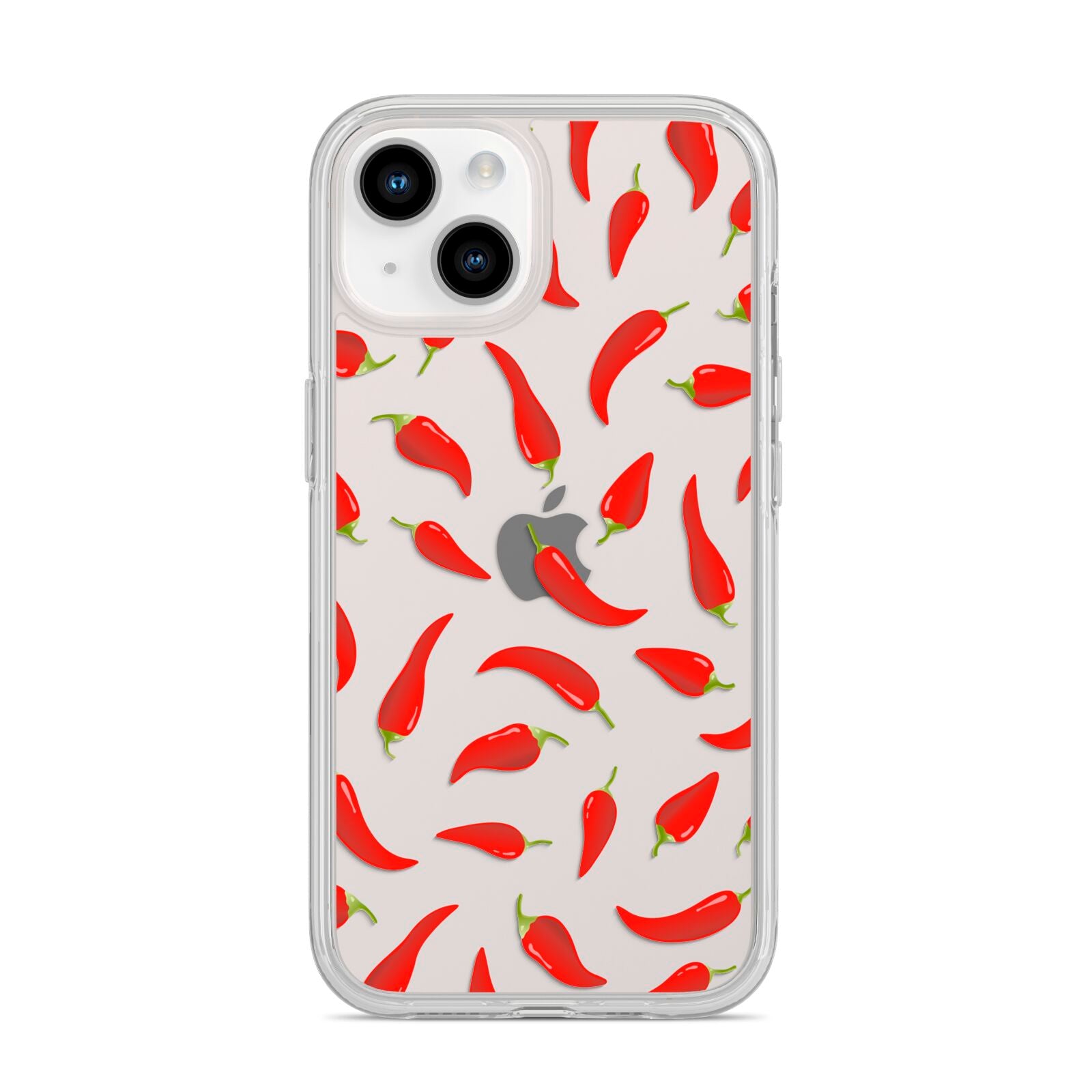 Chilli Pepper iPhone 14 Clear Tough Case Starlight