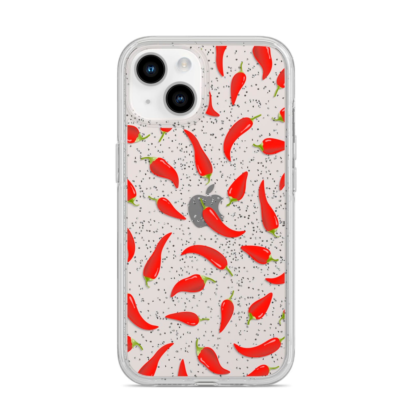 Chilli Pepper iPhone 14 Glitter Tough Case Starlight