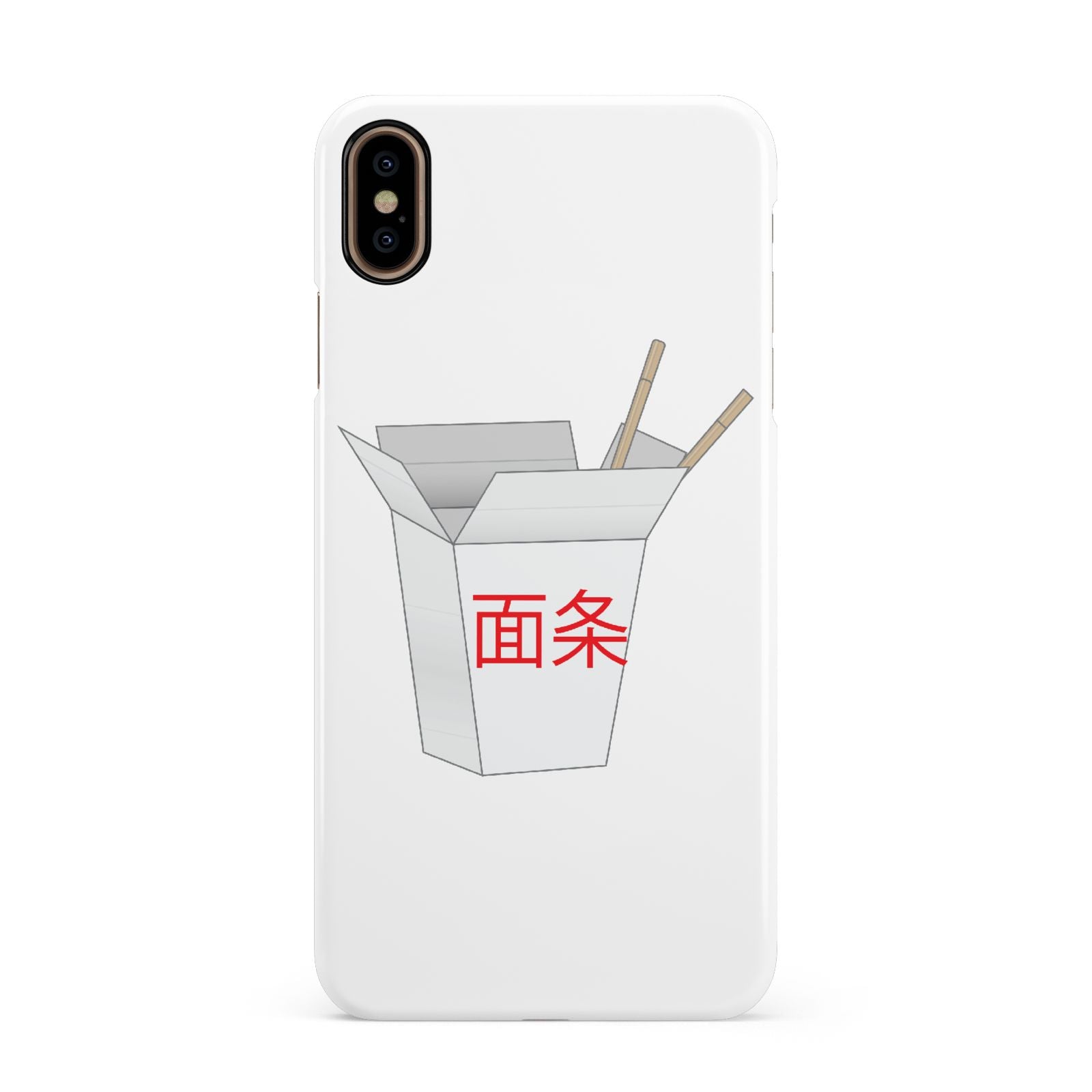 Chinese Takeaway Box Apple iPhone Xs Max 3D Snap Case