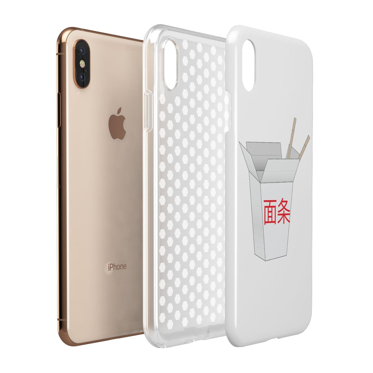 Chinese Takeaway Box Apple iPhone Xs Max 3D Tough Case Expanded View