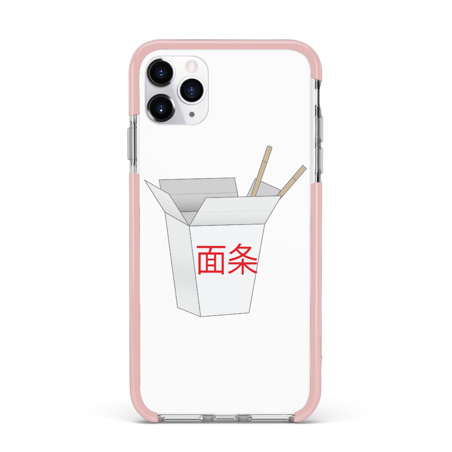 Chinese Takeaway Box iPhone 11 Pro Max Impact Pink Edge Case