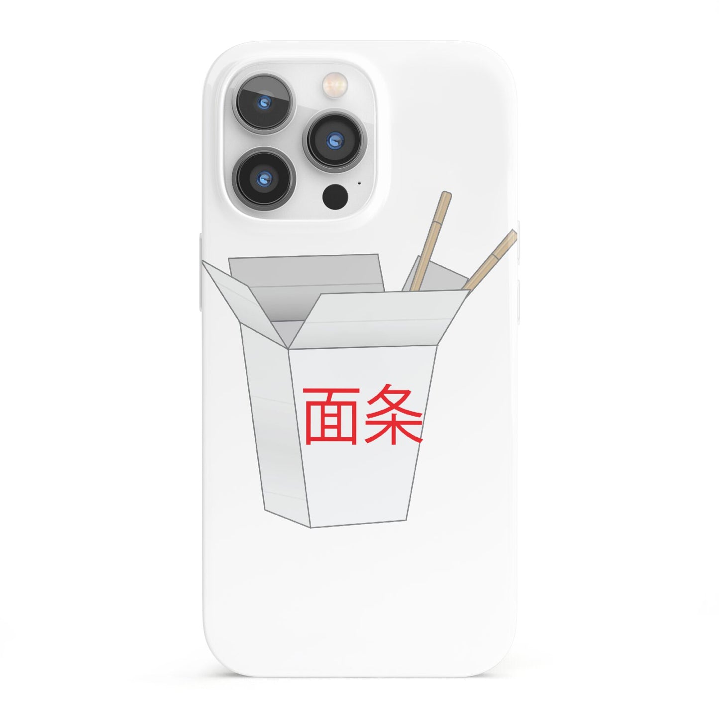 Chinese Takeaway Box iPhone 13 Pro Full Wrap 3D Snap Case