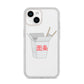 Chinese Takeaway Box iPhone 14 Clear Tough Case Starlight